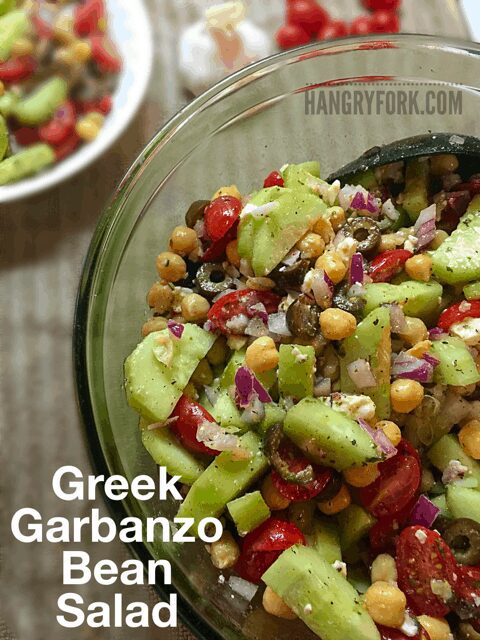 Greek Garbanzo Bean Salad