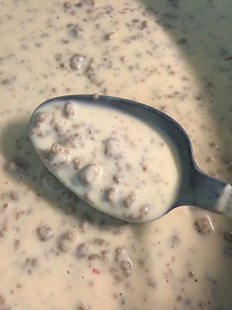 tasty sausage gravy