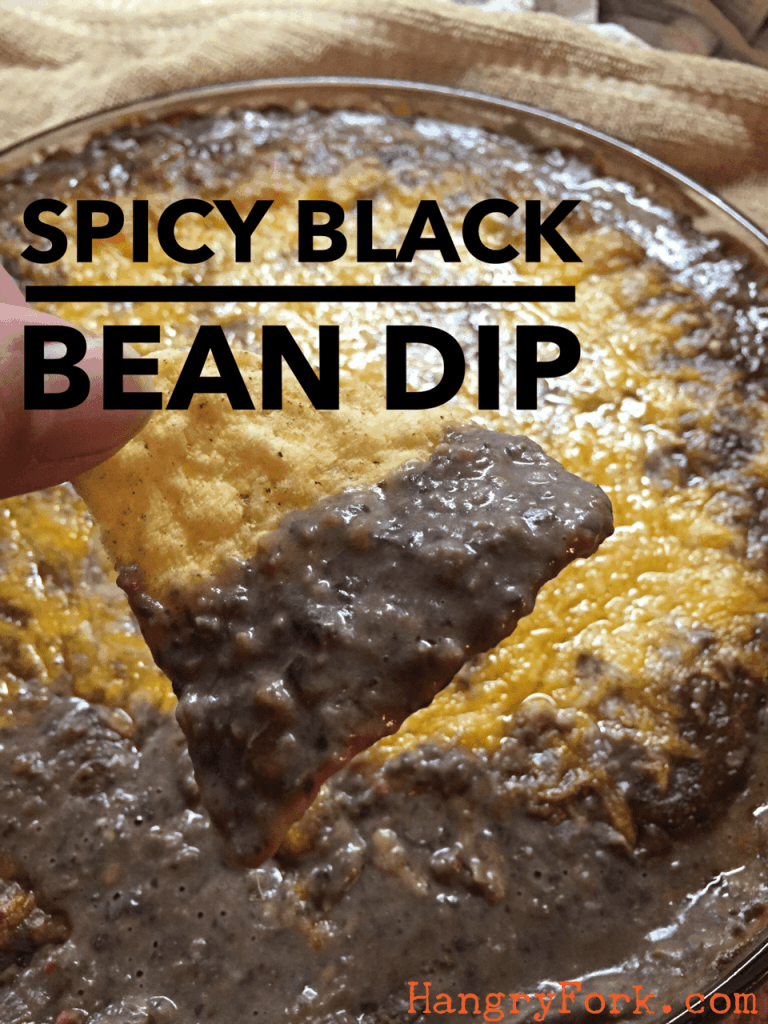 spicy black bean dip