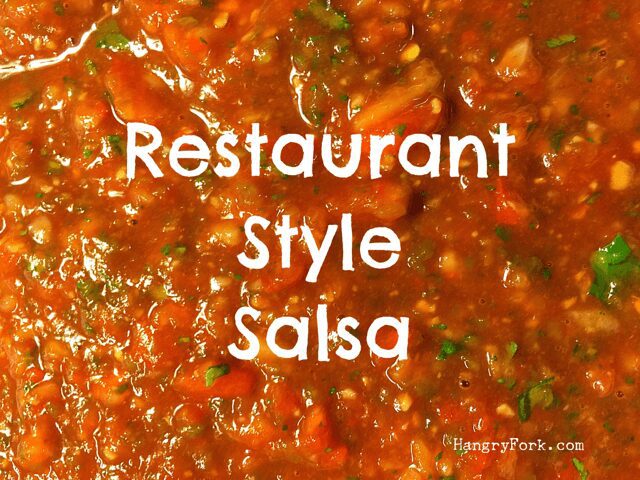 Homemade Restaurant Style Salsa