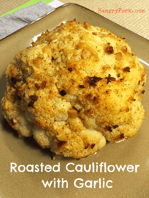 Roasted Cauliflower with Garlic