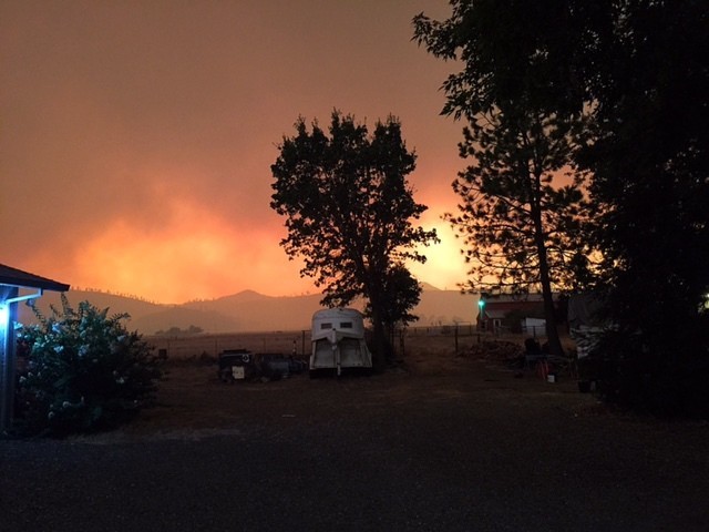 Valley Fire @ 5:57 pm