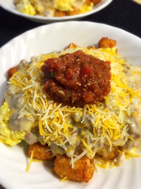 Breakfast Bowl with Mexican Restaurant Salsa
