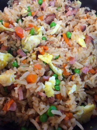 Chinese Fried Rice in Rice Cooker