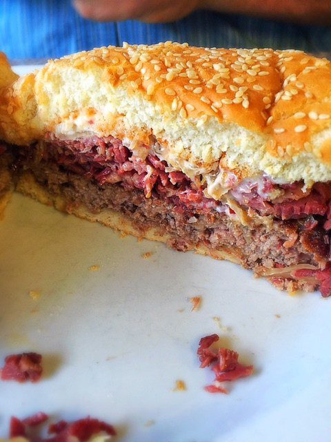 Sanducci's Cottage Reuben Burger