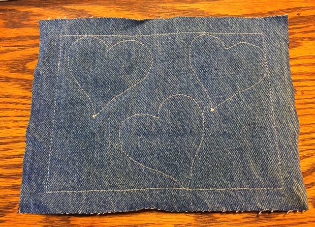 Back of Denim Potholder