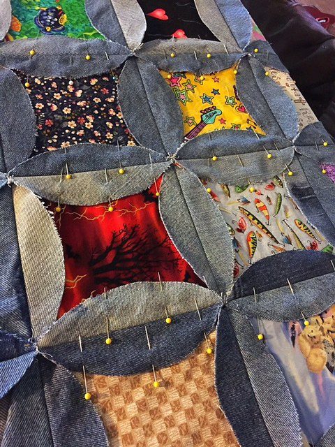 A Passionate Quilter: Wonderful Use of Recycled Denim Jeans!