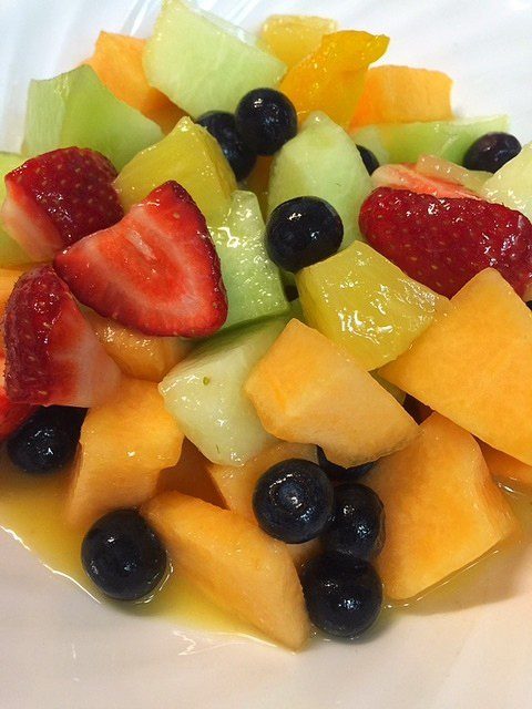 Fruit Salad with Pudding