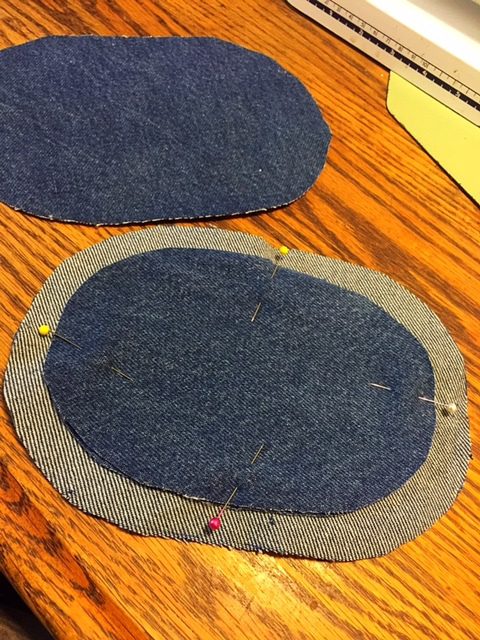 Oval Denim Potholder Tutorial