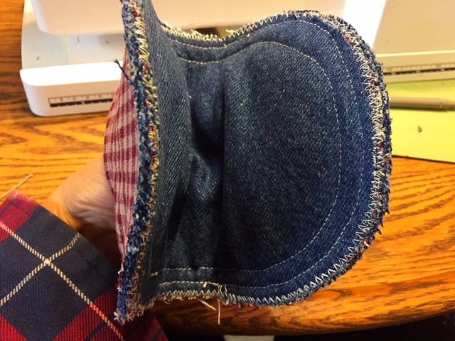 Uses for Old Jeans - Potholders