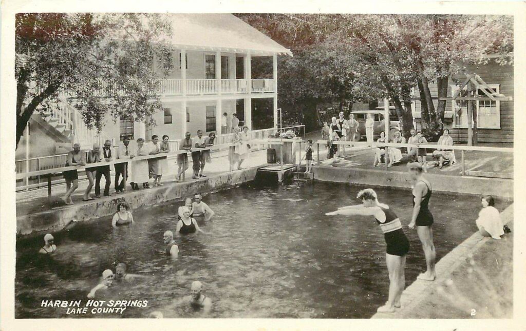 1925 Harbin Hot Springs Swimming Pool