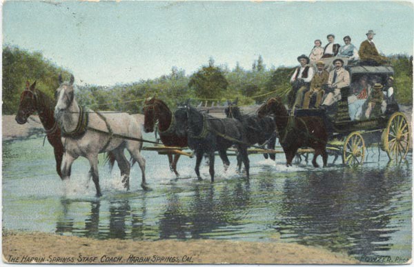1912 Harbin Hot Springs Stage Coach