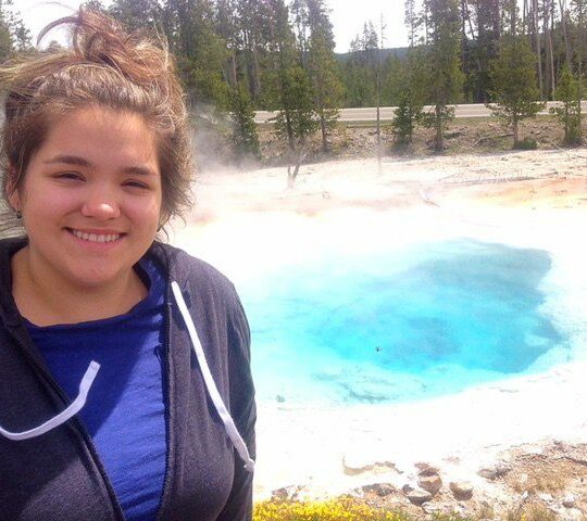 Daughter #2 Yellowstone National Park