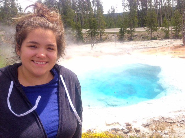 Daughter #2 Yellowstone National Park