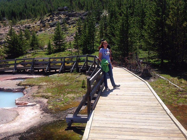 Path at Yellowstone National Park