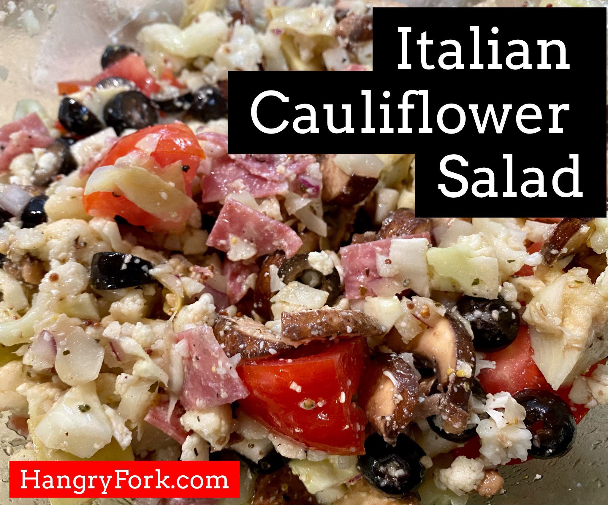 Italian Cauliflower Salad Recipe