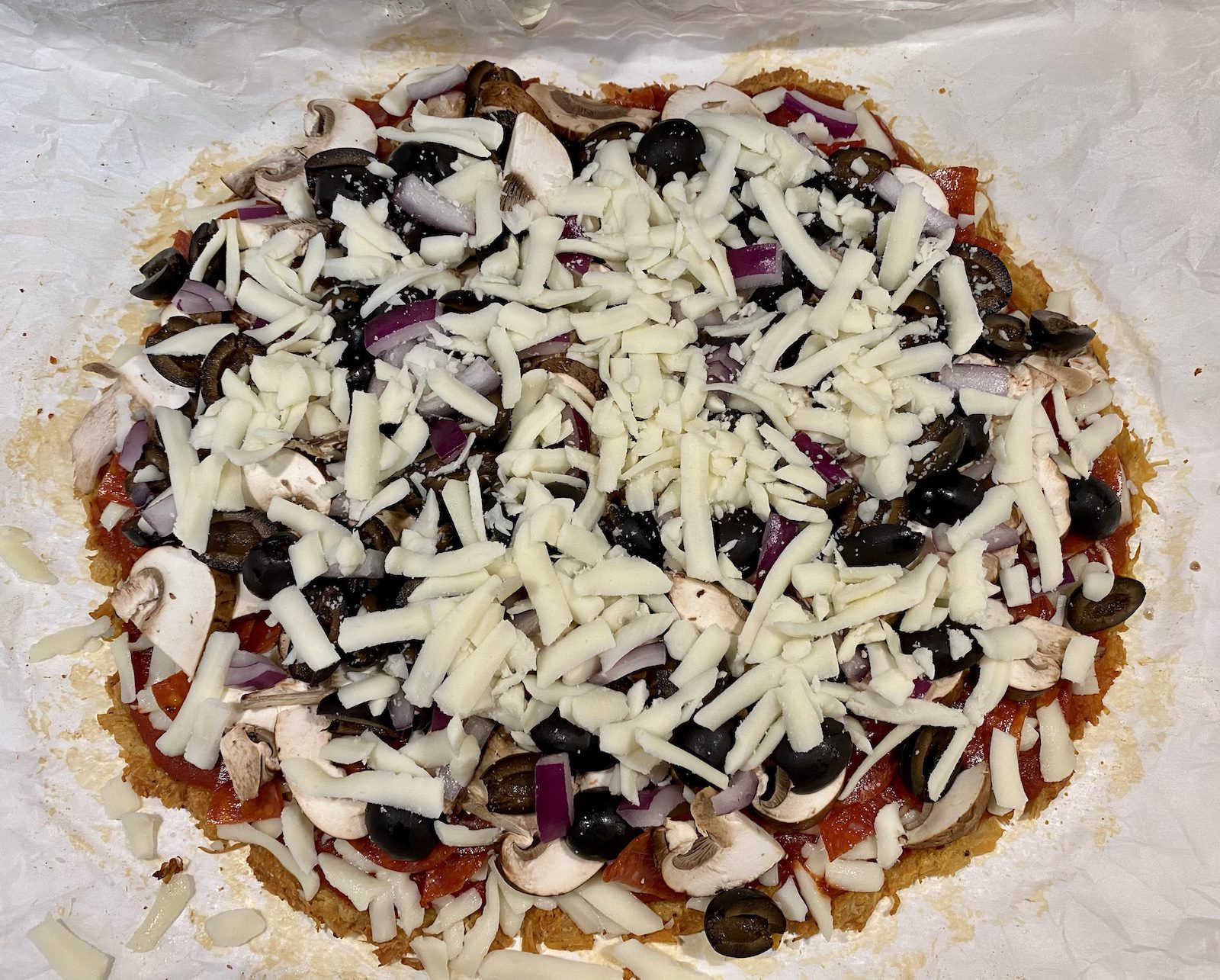 Incredible Keto Canned Chicken Pizza Crust