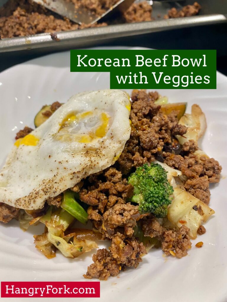 Easy Korean Beef Bowl with Veggies