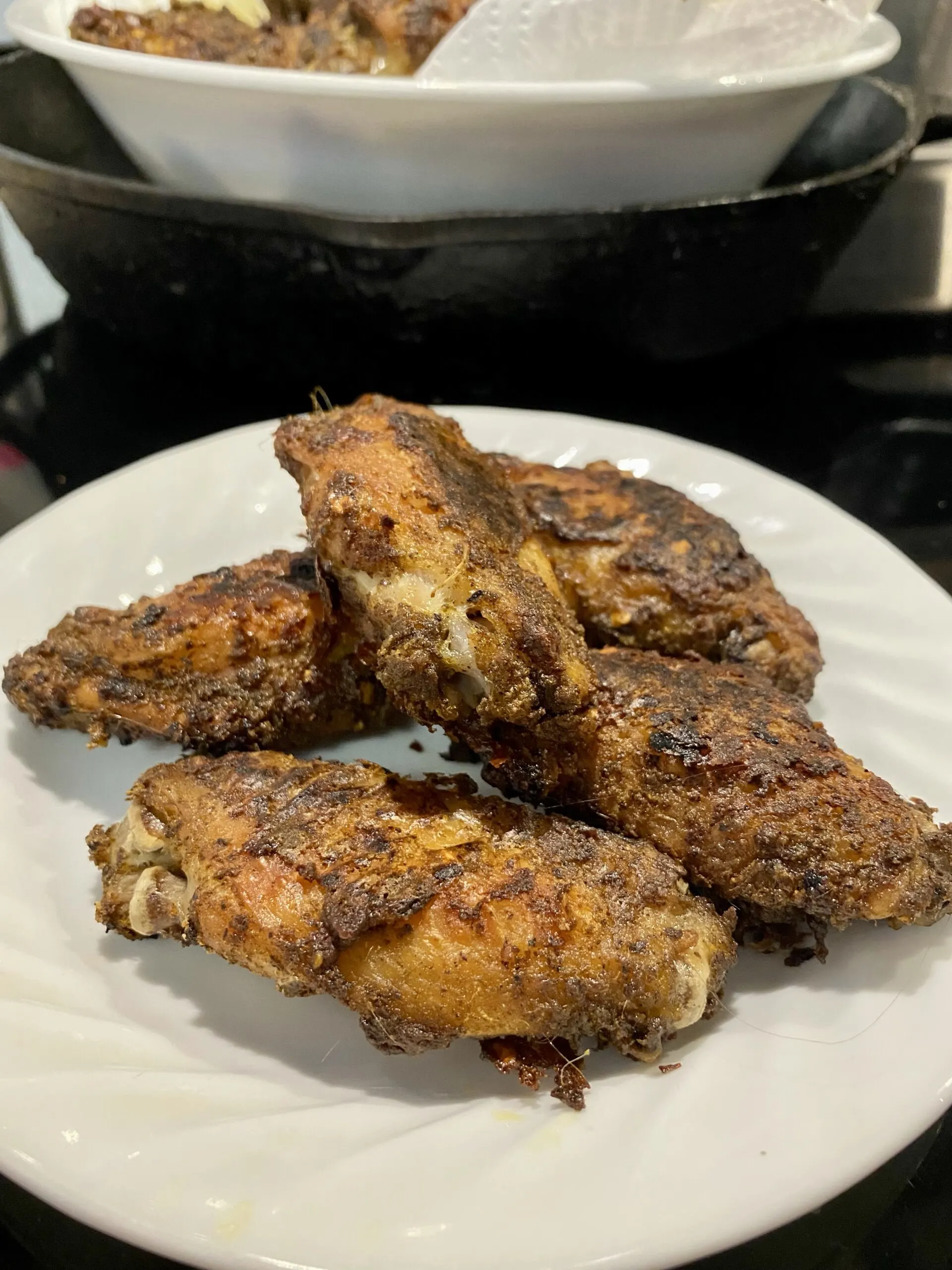 Crispy Oven Baked Chicken Wings (Baking Powder) : Cooking With Bliss