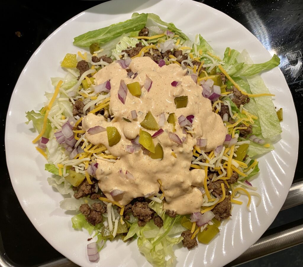 Big Mac Keto Salad Recipe