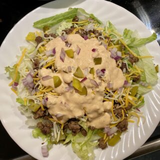 Big Mac Keto Salad Recipe