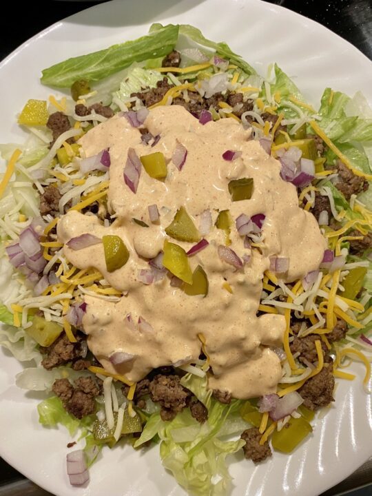 Big Mac Keto Salad Recipe