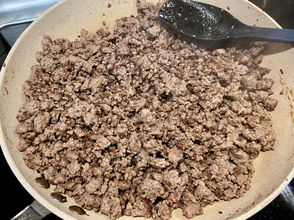 Brown Cheeseburger Salad