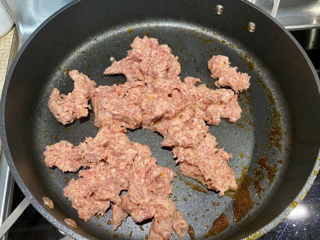 cook sausage