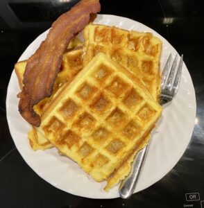 Keto Cream Cheese Waffles