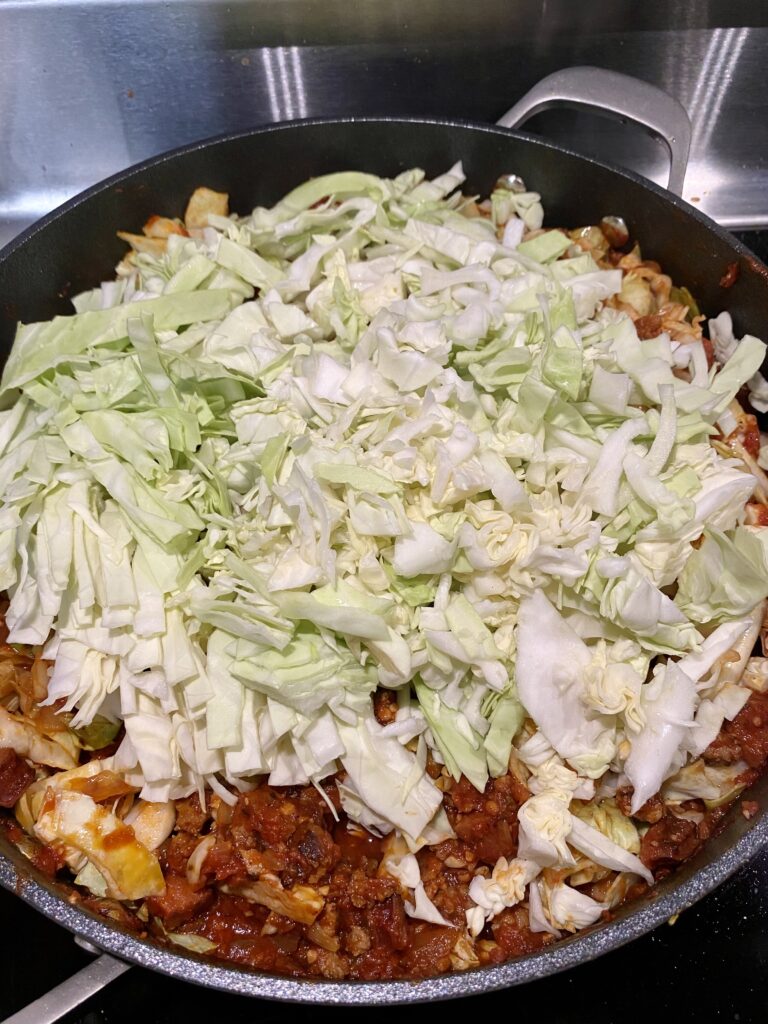 keto spaghetti recipe with cabbage