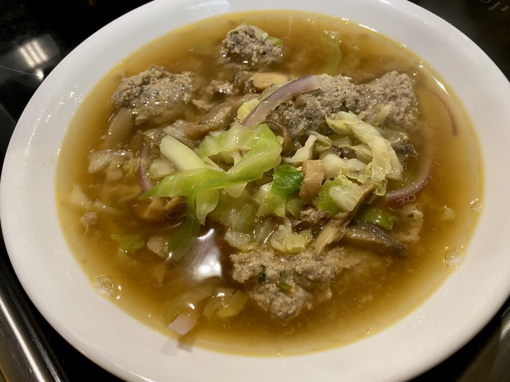 keto thai wonton soup
