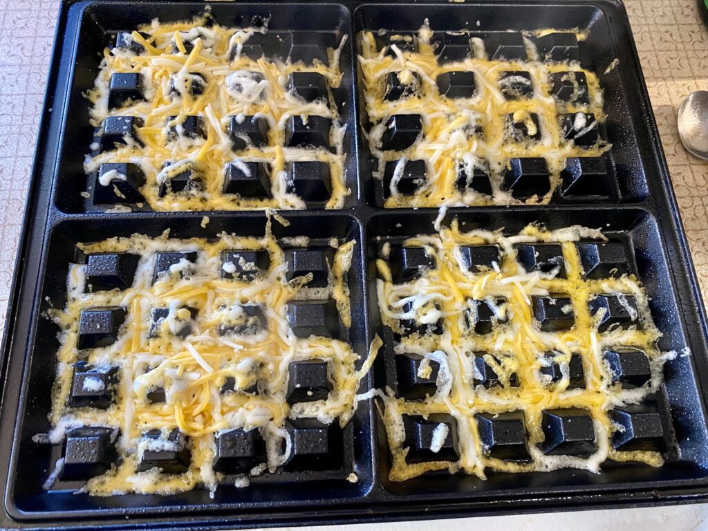Keto Waffle Recipe Cheese Crisp