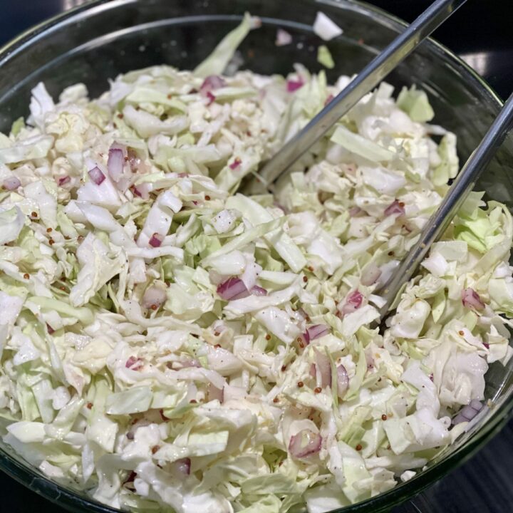 Healthy Shredded Cabbage Salad Recipe