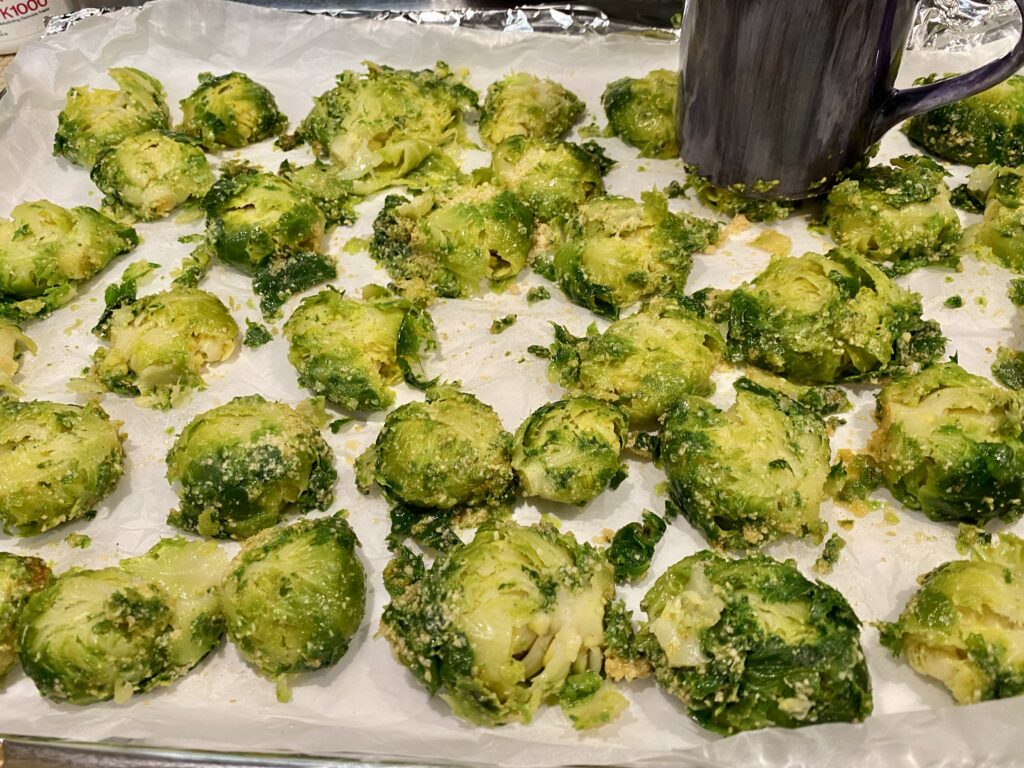 keto smashed brussel sprouts recipe